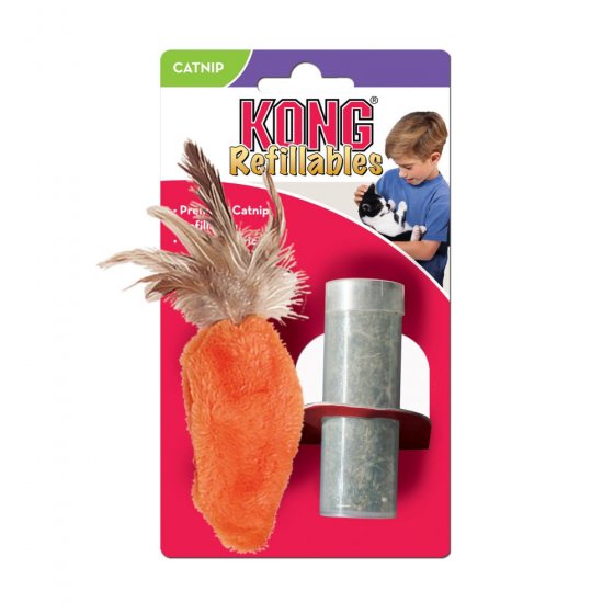 KONG Refillables - Cenoura com Catnip