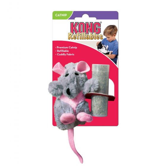 KONG Refillables - Rato com Catnip