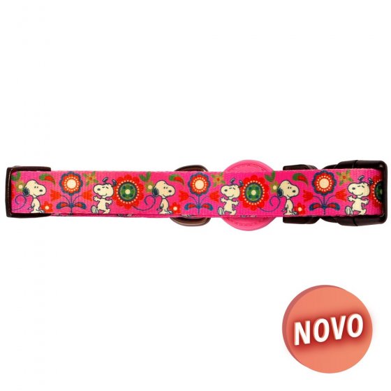 SNOOPY Coleira - Flores