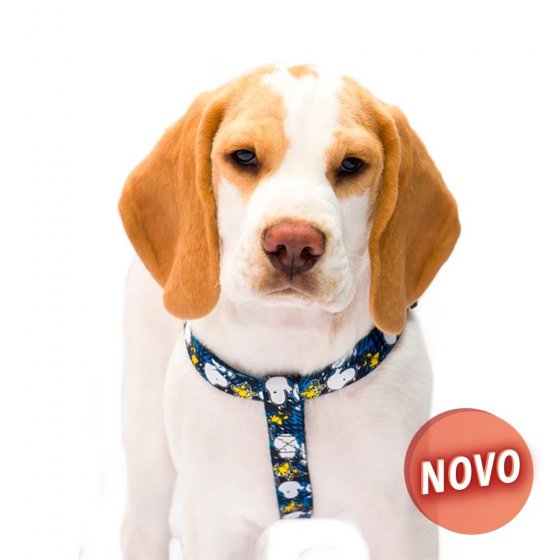 SNOOPY Peitoral - Charlie Brown Azul