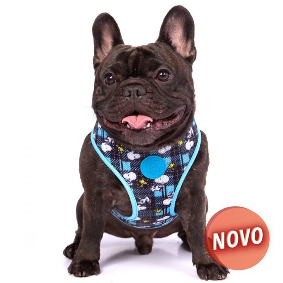 SNOOPY Colete Peitoral - Charlie Brown Azul