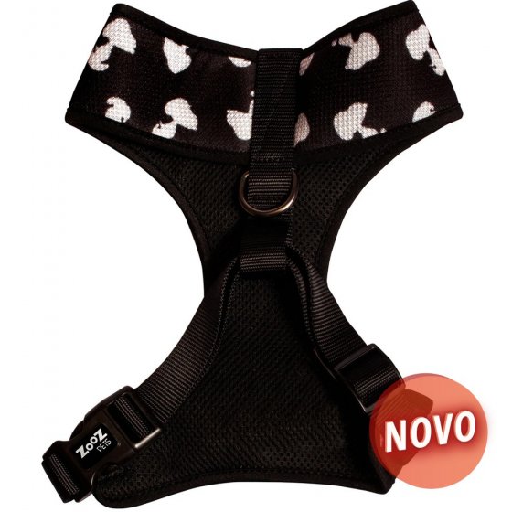 SNOOPY Colete Peitoral - Charlie Brown Preto