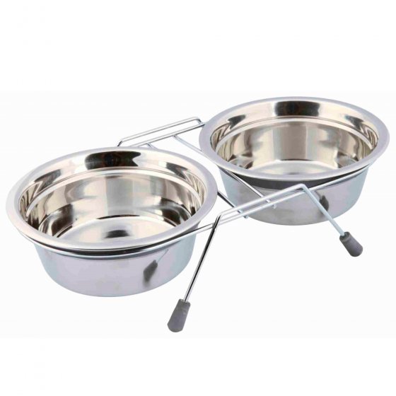 TRIXIE Gamela Dupla com Protecções em Silicone