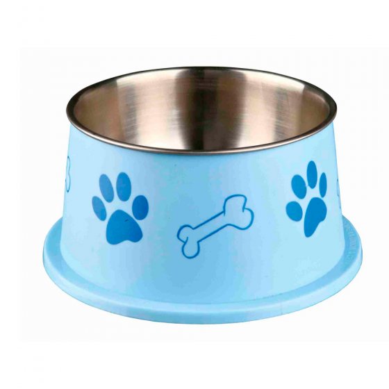 TRIXIE Gamela Inox/Plástico para Cães Orelhas Grandes - Ø 19 cm