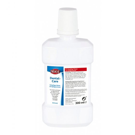 TRIXIE Água para o Cuidado Oral Cães e Gatos Maçã 300 ml