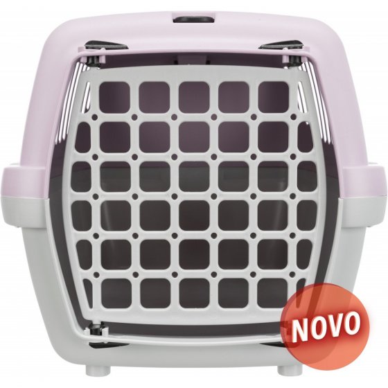 TRIXIE Transportadora Capri - Cinza Claro/Lilás Claro