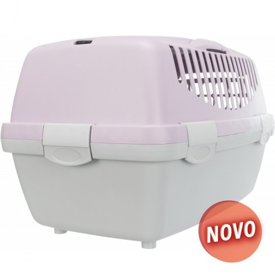 TRIXIE Transportadora Capri - Cinza Claro/Lilás Claro