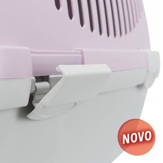TRIXIE Transportadora Capri - Cinza Claro/Lilás Claro