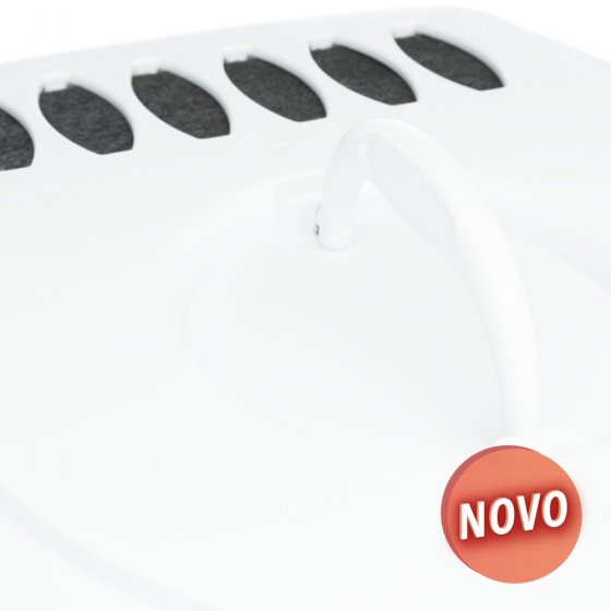 TRIXIE Toilete para Gatos Primo XXL com Porta - Cinzento&Branco