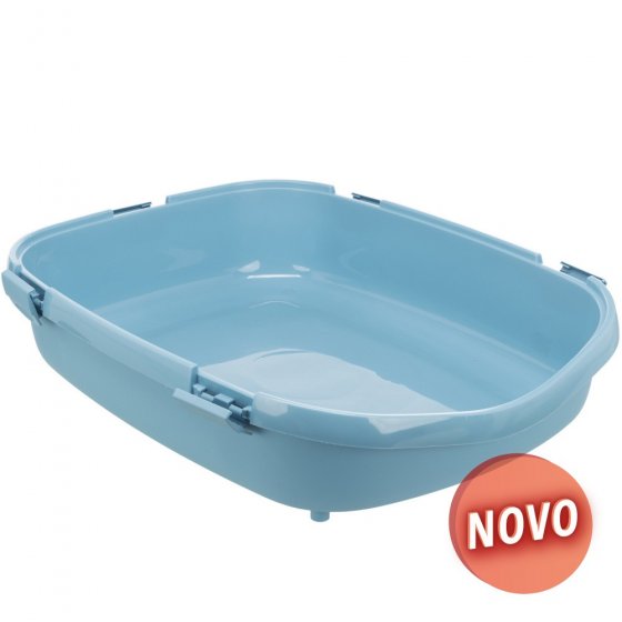 TRIXIE Toilete para Gatos Primo XXL com Porta - Azul&Branco