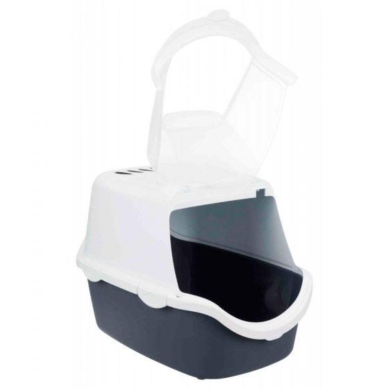 TRIXIE Toilete para Gatos Vico Open Top - Azul Cinza&Branco