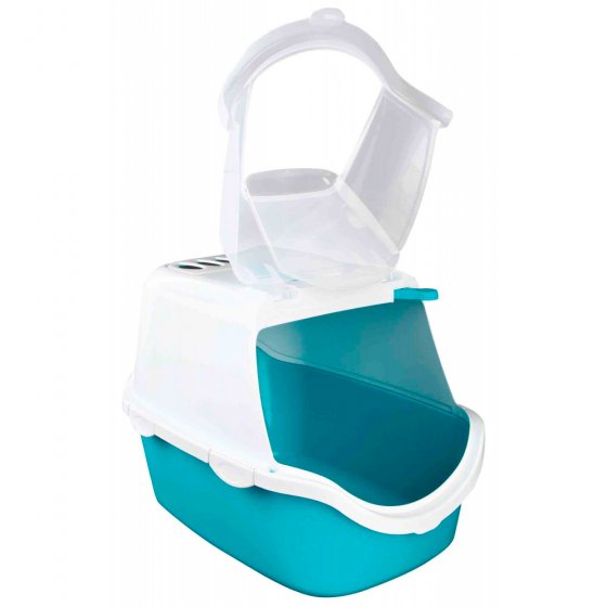 TRIXIE Toilete para Gatos Vico Open Top - Turquesa&Branco
