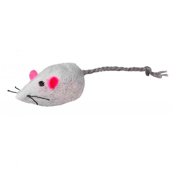 TRIXIE Rato em Pelucia com Catnip - 2 Unid. com Guizo