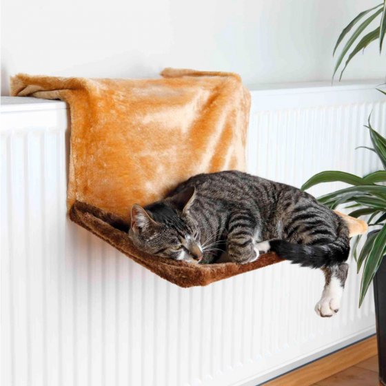 TRIXIE Cama Luxo para Gatos com Aplicação para Radiadores