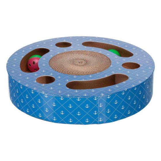 TRIXIE Tambor de Arranhar com Brinquedos Ø 33 cm