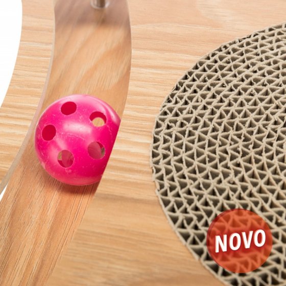 TRIXIE Arranhador em Cartão e Madeira com Brinquedos