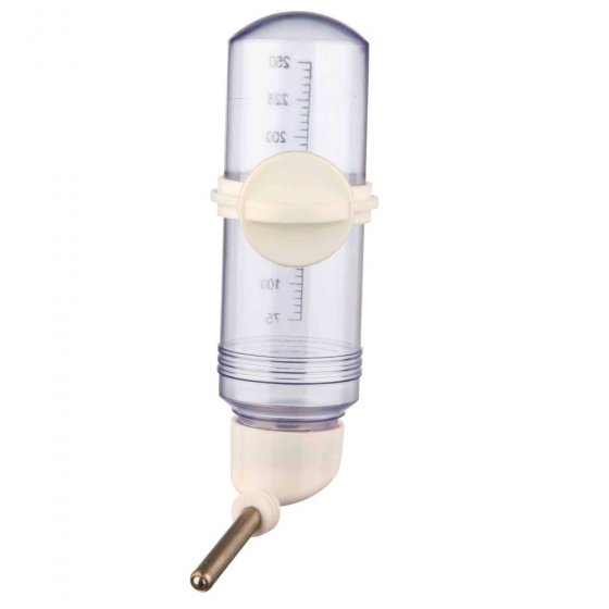 TRIXIE Bebedouro Plástico Transparente com Suporte de Rosca