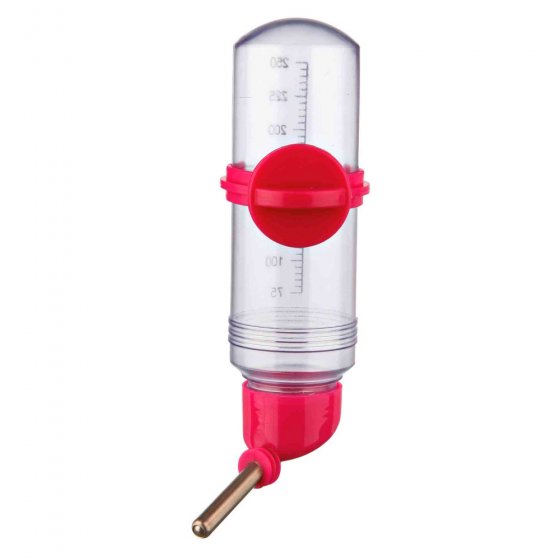 TRIXIE Bebedouro Plástico Transparente com Suporte de Rosca