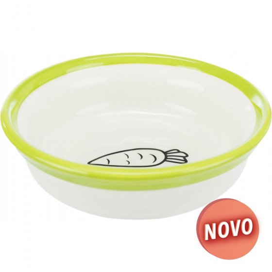 TRIXIE Gamela Dupla em Cerâmica/Metal