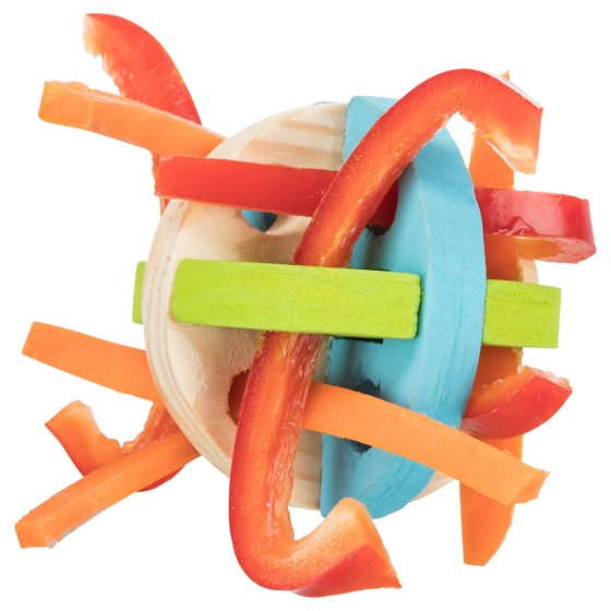 TRIXIE Bola em Madeira para Snacks