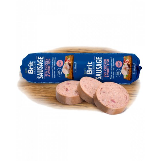 Brit Sausage Frango & Peixe Branco