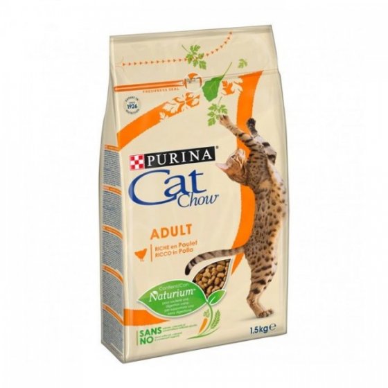 CAT CHOW Gato Adulto - Frango & Peru