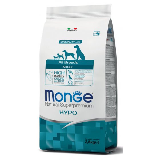 Monge Dog Speciality Line All Breeds Adulto Hypoallergenic - Salmão & Atum