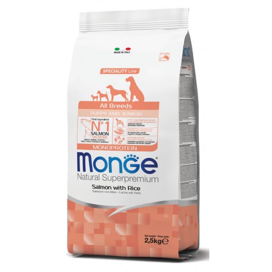 Monge Dog Speciality Line All Breeds Puppy - Salmão & Arroz