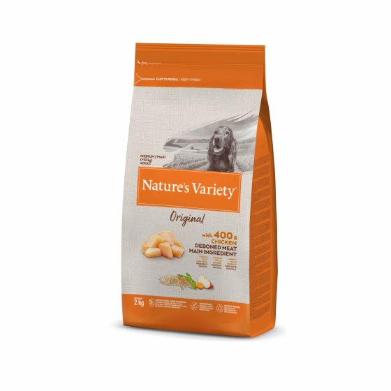 Nature's Variety Original Cão Adulto Med/Maxi - Frango