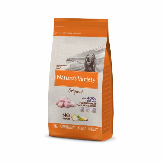 Nature's Variety Original No Grain Cão Adulto Med/Maxi - Peru