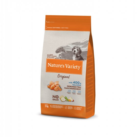 Nature's Variety Original No Grain Cão Puppy - Salmão