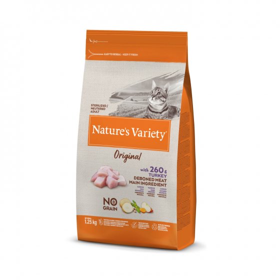 Nature's Variety Original No Grain Gato Adulto Esterilizado - Peru