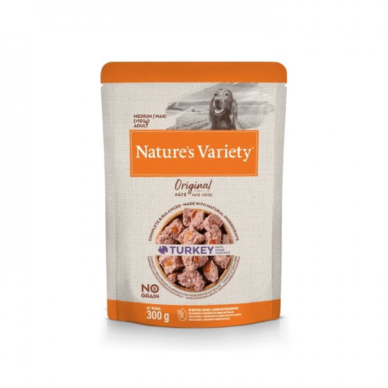 Nature's Variety Original No Grain Patê Cão Adulto Med/Maxi - Peru