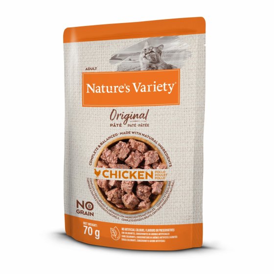 Nature's Variety Original No Grain Patê Gato Adulto - Frango