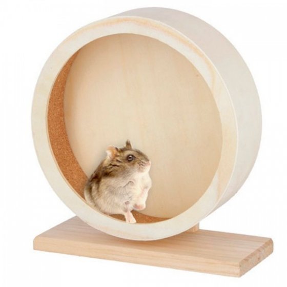 KERBL - Roda em Madeira para Hamster