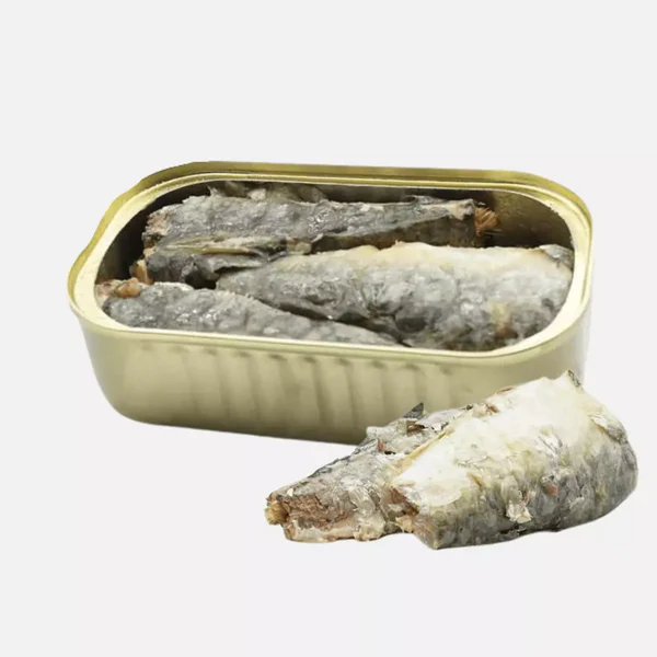 Lata de Sardinhas inteiras ao natural da Costa Atlântica 100% natural em conserva para cão - Canumi (Pele e Pêlo)