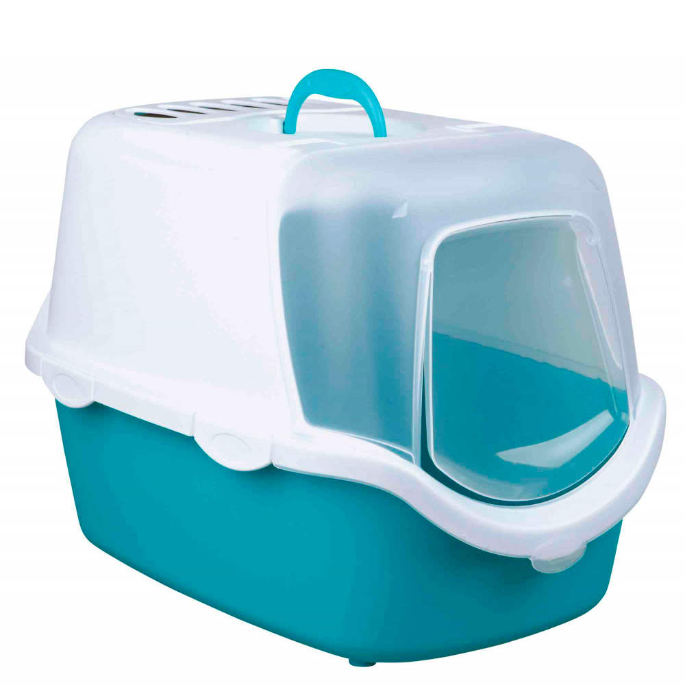 TRIXIE Toilete para Gatos Vico Open Top - Turquesa&Branco