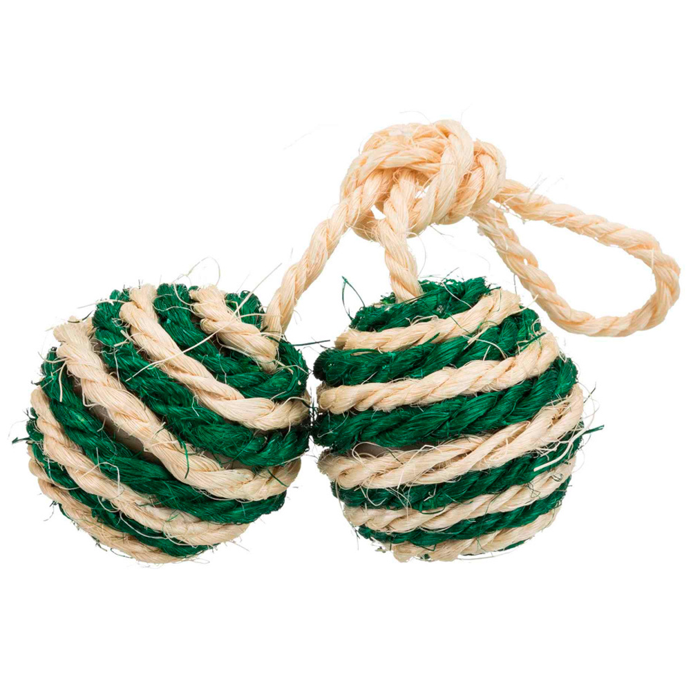 TRIXIE Bola Dupla em Sisal Recheado com Catnip