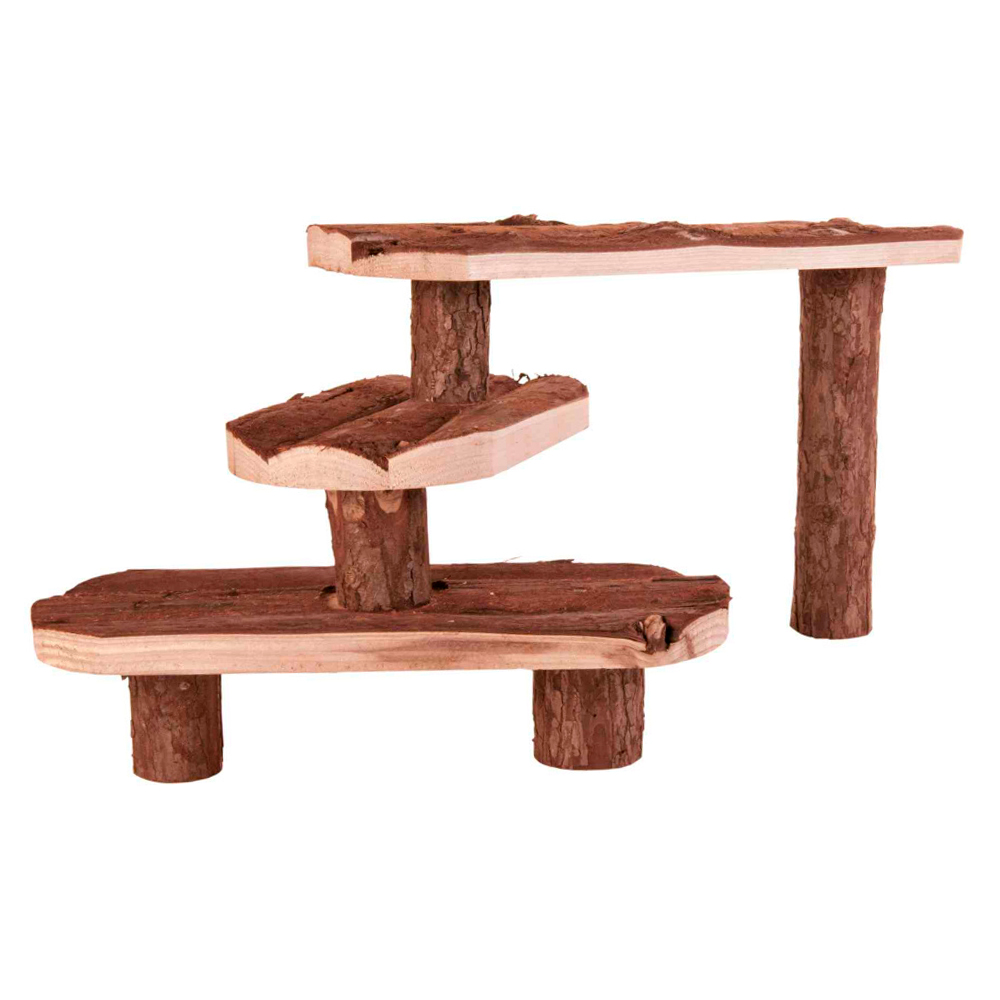 TRIXIE Escada em Madeira Natural para Roedores