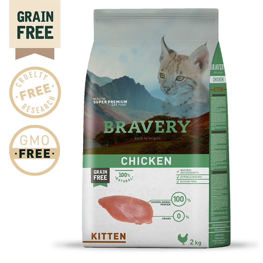 BRAVERY Grain Free Kitten Chicken