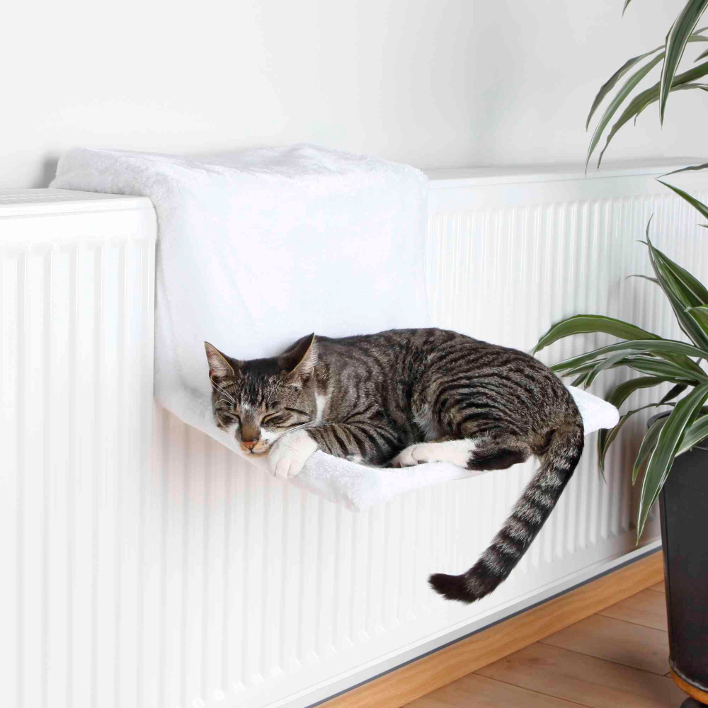 TRIXIE Cama Luxo para Gatos com Aplicação para Radiadores