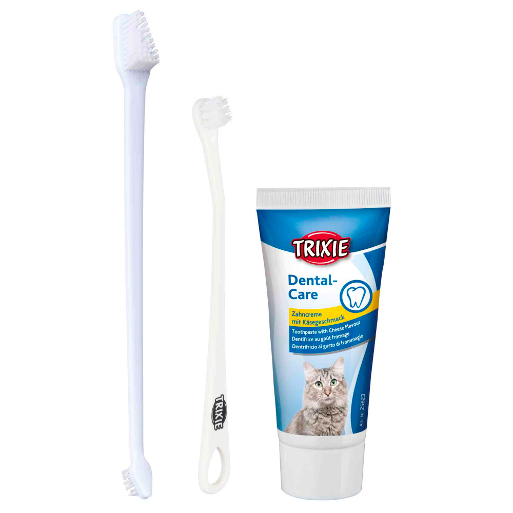 TRIXIE Conjunto Higiene Dentária para Gatos