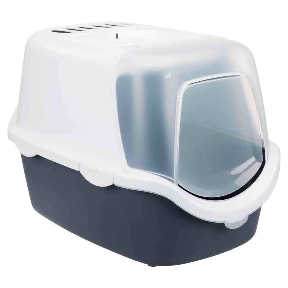 TRIXIE Toilete para Gatos Vico Open Top - Azul Cinza&Branco