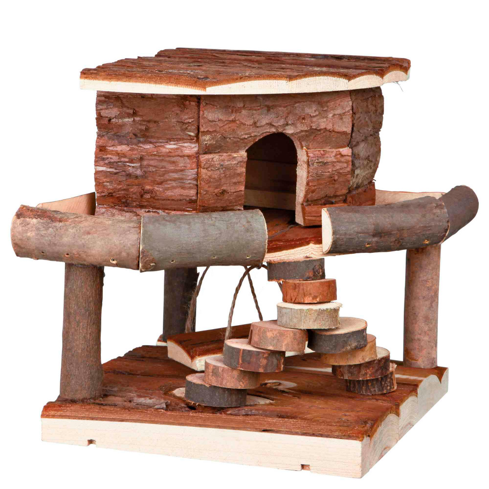 TRIXIE Casa Ida em Madeira Natural para Ratos e Hamsters