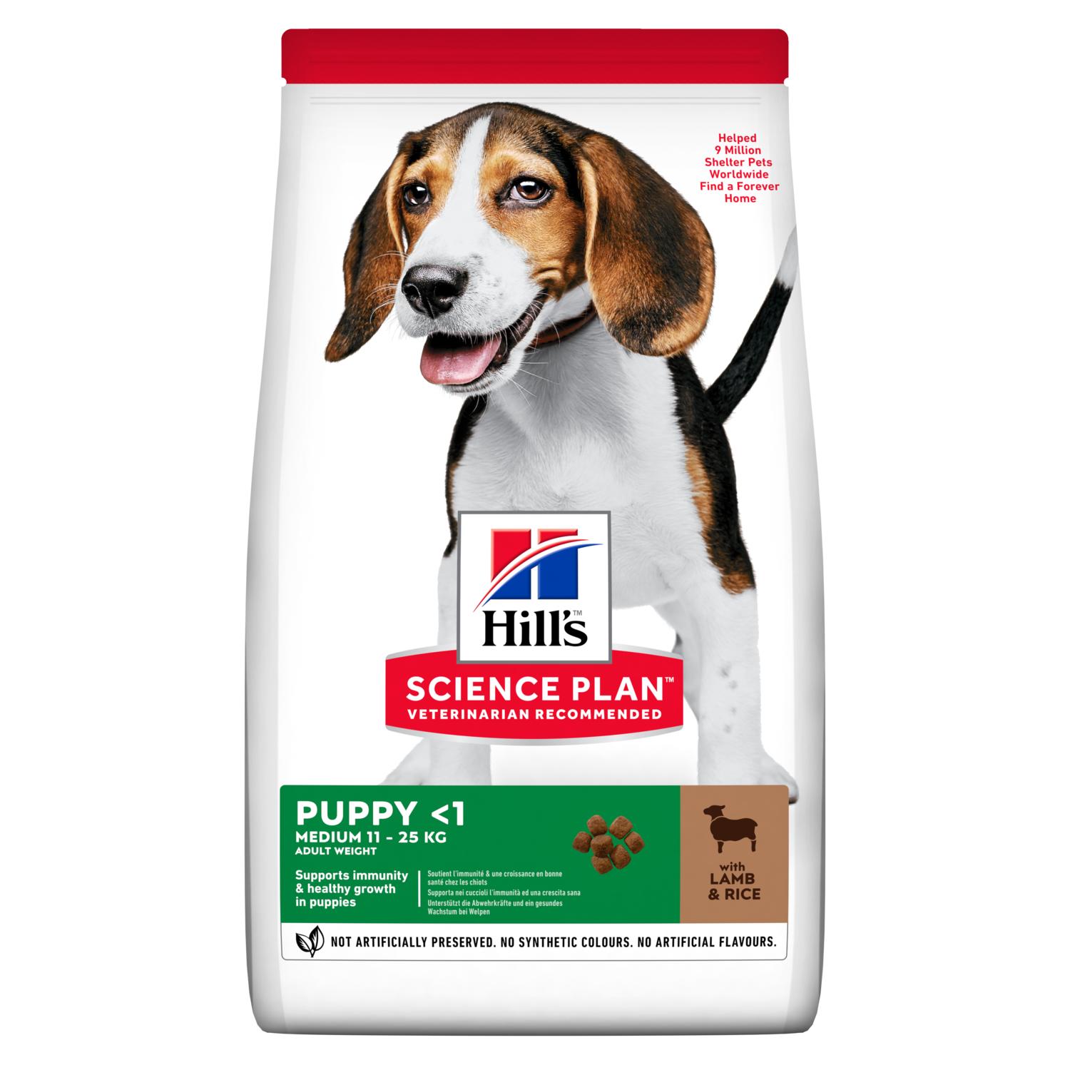 Hill's Science Plan Medium Puppy Lamb & Rice