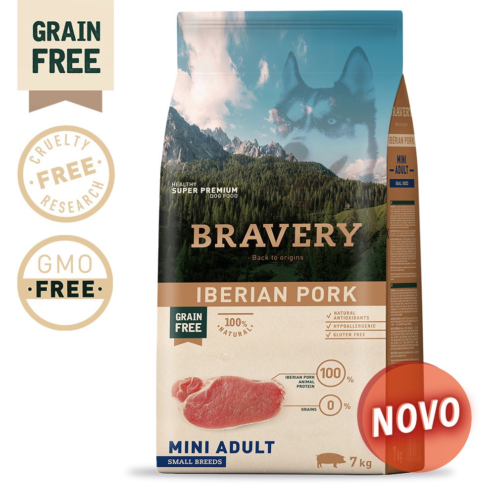 BRAVERY Grain Free Adult Mini Iberian Pork